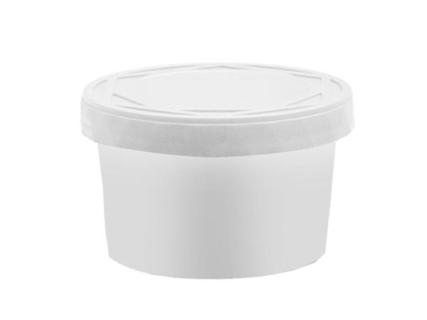 Vaso con cuchara y tapa IML de 100ml IML (para helado), CX132