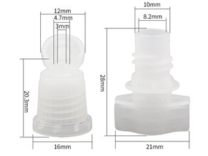 Boquilla y tapa flip top, LW060